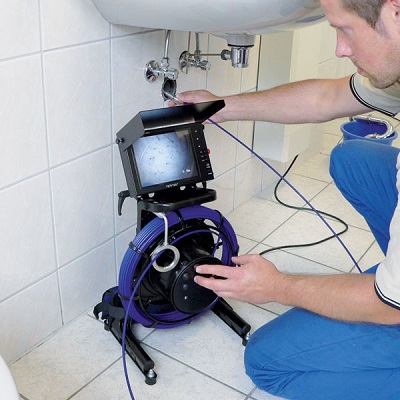 ▷ Inspection par caméra de canalisation égout drain & tuyauterie
